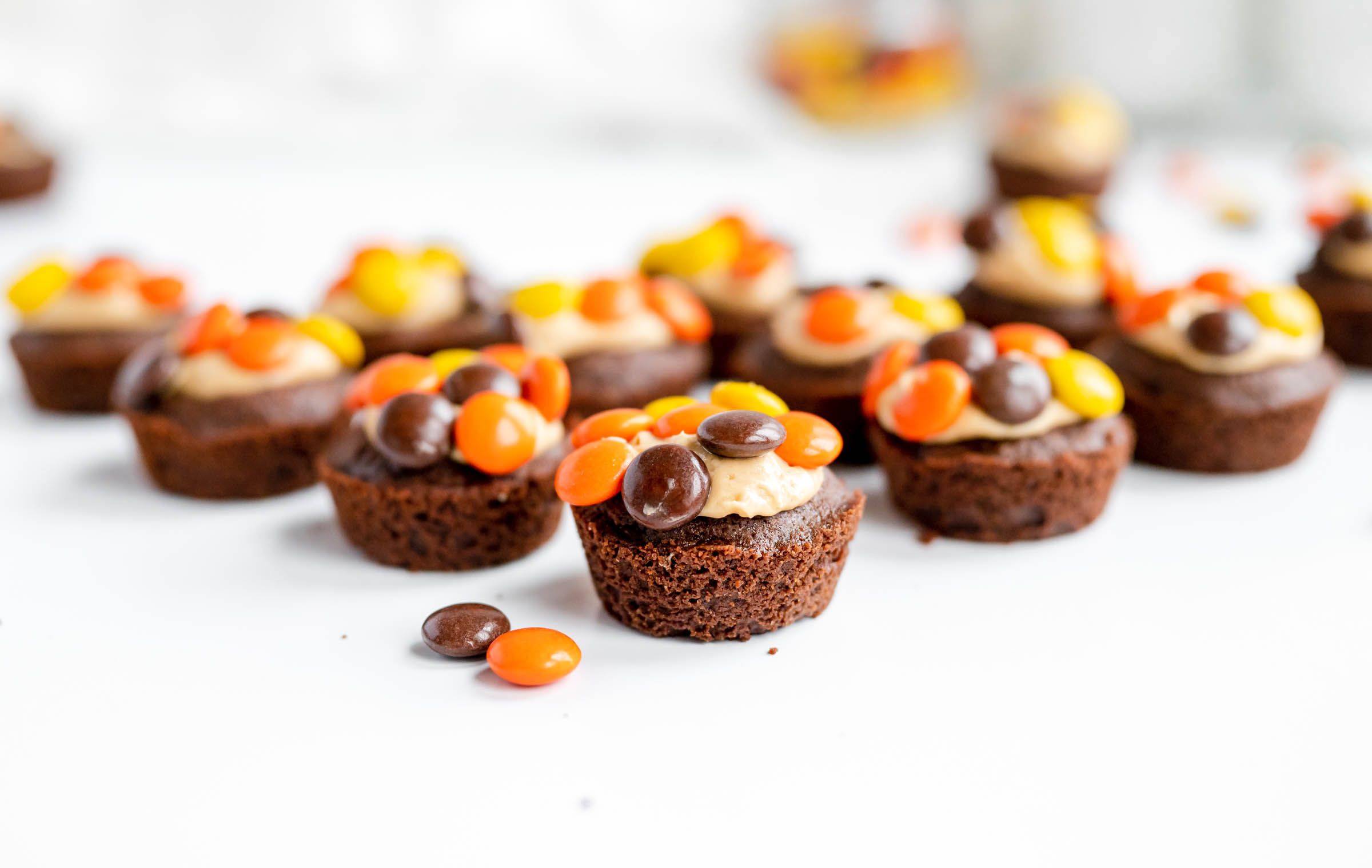 Reese's Pieces Brownie Cups Just Desserts Bakehouse
